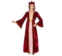 W WIDMANN MILANO Party Fashion - Disfraces Niños reina medieval, vestido, damisela, princesa, carnaval