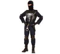 W WIDMANN MILANO Party Fashion - Disfraces Niños S.W.A.T, agente, servicio de seguridad, SWAT, agente secreto, disfraces