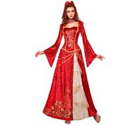 Widmann Disfraz Party Fashion Princesa Vestido Renacimiento Medieval Carnaval