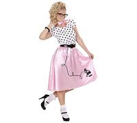 W WIDMANN MILANO Party Fashion - Disfraz 50s niña, vestido, rock'n'roll, twist, poodle girl, disfraces