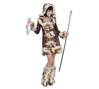 W WIDMANN MILANO Party Fashion - Disfraz Aikaa Esquimal Niña, Vestido, guanteletes, Carnaval