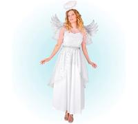 Widmann Angel (Dress, Wings, Halo) (L) White