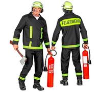 W WIDMANN MILANO Party Fashion - Disfraz Bombero, Salvavidas, Bombero, Uniforme, Disfraces de Carnaval