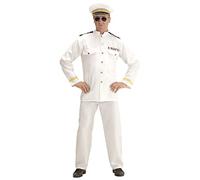 Widmann Milano Party Fashion - disfraz de capitán de la marina, uniforme marinero para carnaval