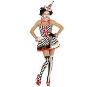 W WIDMANN MILANO Party Fashion - Disfraz Chica Pierrot, payaso, mimo, disfraz de carnaval