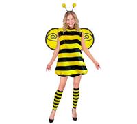 W WIDMANN MILANO Party Fashion Disfraz de abeja, color amarillo, L/XL (Widmann S.r.l. 22453)