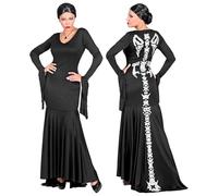 W WIDMANN MILANO Party Fashion - Disfraz de alienígena, vestido con estampado óseo, esqueleto, Halloween