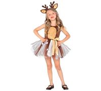 W WIDMANN MILANO Party Fashion - Disfraz de animal para niño, vestido con tutú, cinta para el pelo, disfraz de animal, disfraces