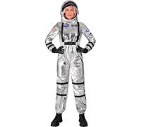 W WIDMANN MILANO Party Fashion - Disfraz de astronauta para mujer, traje espacial con casco, mono espacial, astronauta, disfraces de carnaval