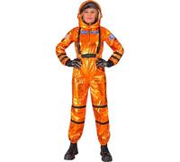 W WIDMANN MILANO Party Fashion - Disfraz de astronauta para mujer, traje espacial con casco, mono espacial, astronauta, disfraces de carnaval