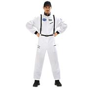 W WIDMANN MILANO Party Fashion - Disfraz de astronauta, traje espacial, mono, espacio, hombre del espacio, disfraces de carnaval