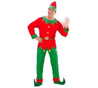 W WIDMANN MILANO Party Fashion - Disfraz de ayudante de Papá Noel, elfo, disfraz de Navidad, disfraces