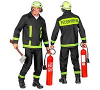 W WIDMANN MILANO Party Fashion - Disfraz de bombero de 2 piezas