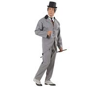 W WIDMANN MILANO Party Fashion - Disfraz de caballero, años 20, frac con chaleco, jabot, corbata, pantalón, carnaval, fiesta temática