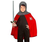 W WIDMANN MILANO Party Fashion - Disfraz de caballero para niño, capa y tocado, fiesta temática, carnaval