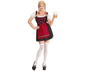 W WIDMANN MILANO Party Fashion - Disfraz de camarera bávara, vestido tradicional, fiesta de la cerveza, carnaval