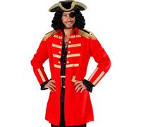 WIDMANN MILANO PARTY FASHION - Disfraz de capitán pirata, capa y sombrero, bucanero, corsario, carnaval