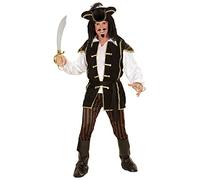 W WIDMANN MILANO Party Fashion - Disfraz de capitán pirata, marinero, bandido, traje de carnaval