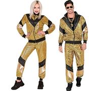 W WIDMANN MILANO Party Fashion - Disfraz de chándal, estilo disco, atuendo de los años 80, chándal para carnaval y fiestas