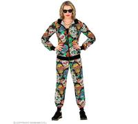 W WIDMANN MILANO Party Fashion - Disfraz de chándal, Halloween, traje de terror de los años 80, chándal para carnaval y fiestas