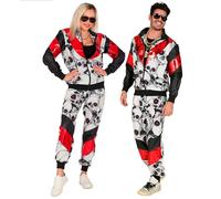 W WIDMANN MILANO Party Fashion - Disfraz de chándal, Halloween, traje de terror de los años 80, chándal para carnaval y fiestas