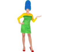 W WIDMANN MILANO Party Fashion - Disfraz de chica cómica, vestido y peluca, disfraces de carnaval