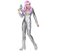 W WIDMANN MILANO Party Fashion - Disfraz de chica del espacio, mono, astronauta, chica del espacio, universo