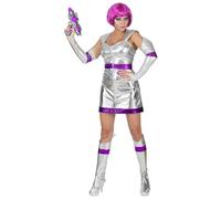 W WIDMANN MILANO Party Fashion - Disfraz de chica del espacio, vestido, extraterrestre, espacio, disfraces de carnaval, carnaval