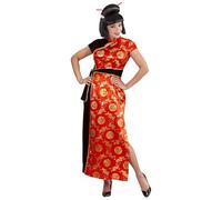 W WIDMANN MILANO Party Fashion - Disfraz de china, vestido con motivos de dragones, disfraz de carnaval