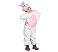 W WIDMANN MILANO Party Fashion - disfraz de conejo para niños, mono con gorro, disfraz de animal