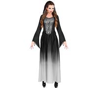 W WIDMANN MILANO Party Fashion - Disfraz de dama gótica, vestido con capucha, demonio, vampiro, Halloween