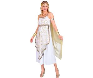 W WIDMANN MILANO Party Fashion - Disfraz de diosa griega, vestido, dioses, Atenea, Olimpia, romana, reina egipcia, Cleopatra