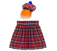 W WIDMANN MILANO Party Fashion - Disfraz de escocés con kilt y sombrero, disfraces de carnaval, carnaval, fiesta temática