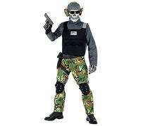 W WIDMANN MILANO Party Fashion - Disfraz de fuerzas especiales para niños | Conjunto militar con accesorios para carnaval, fiestas temáticas y disfraces de soldado