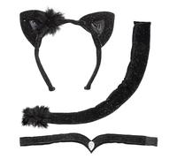 W WIDMANN MILANO Party Fashion - Disfraz de gato para adultos, accesorios para carnaval, cosplay