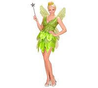 W WIDMANN MILANO Party Fashion - Disfraz de hada para mujer | Vestido con alas con estilo de hada y criatura mítica para disfraces de cuentos de hadas, Carnaval y fiestas temáticas