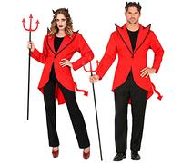 W WIDMANN MILANO Party Fashion - Disfraz diablo, frac, infierno, Satanás, carnaval, Halloween