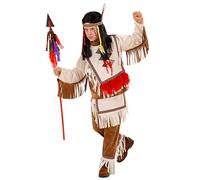W WIDMANN MILANO Party Fashion - Disfraz de indio para niños, abrigo, pantalones, cheyenne, lejano oeste, apache, carnaval, fiesta temática