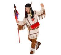 W WIDMANN MILANO Party Fashion - Disfraz de indio para niños, abrigo, pantalones, cheyenne, lejano oeste, apache, carnaval, fiesta temática