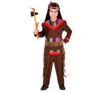 W WIDMANN MILANO Party Fashion - Disfraz de indio para niños, mono con diadema, Lejano Oeste, carnaval