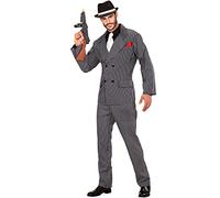 W WIDMANN MILANO Party Fashion - Disfraz de jefe de la mafia, chaqueta, pantalón, traje, carnaval