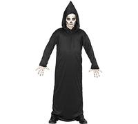 Widmann Disfraz de niño Traje de muerte túnica negra 116 cm