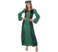 W WIDMANN MILANO Party Fashion - Disfraz de Lady Eleonore, vestido, sombrero, criada medieval, noble, carnaval