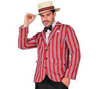 W WIDMANN MILANO Party Fashion - Traje años 20, chaqueta, pajarita, sombrero, caballero, showman, disfraces