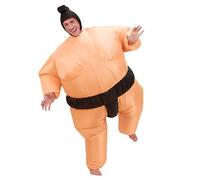 W WIDMANN MILANO Party Fashion - Disfraz de luchador de sumo, inflable, luchador, disfraz de carnaval, carnaval