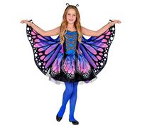 W WIDMANN MILANO Party Fashion - Disfraz de mariposa para niños, vestido con tutú, alas, disfraz de animal, disfraces