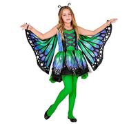W WIDMANN MILANO Party Fashion - Disfraz de mariposa para niños, vestido con tutú, alas, disfraz de animal, disfraces