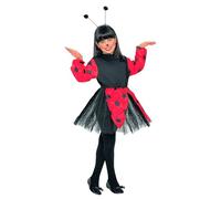 W WIDMANN MILANO Party Fashion : disfraz de mariquita para niños, vestido y diadema, disfraz de animal