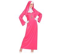 W WIDMANN MILANO Party Fashion - Disfraz de monja, rosa, monja de convento, disfraces de carnaval