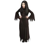 Widmann Disfraz infantil Mortisia – Vestido de bruja Halloween